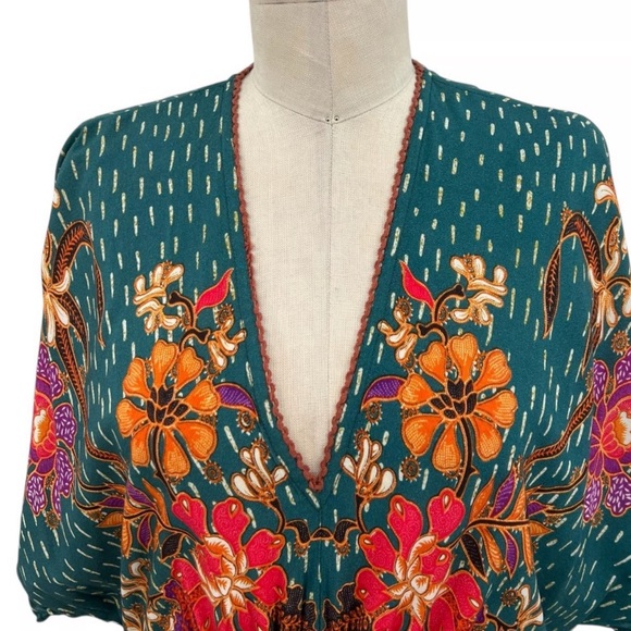 Anthropologie Tatiana Kaftan Dress One Size Fits Most - Picture 3 of 10